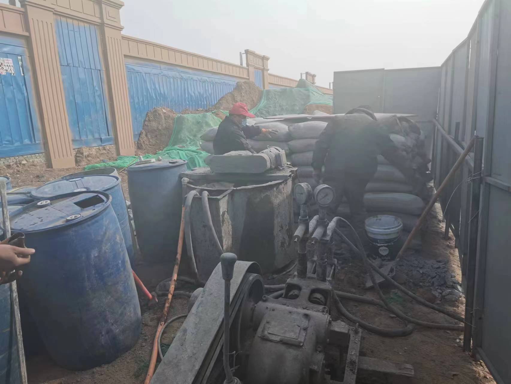 港闸地基沉降注浆加固